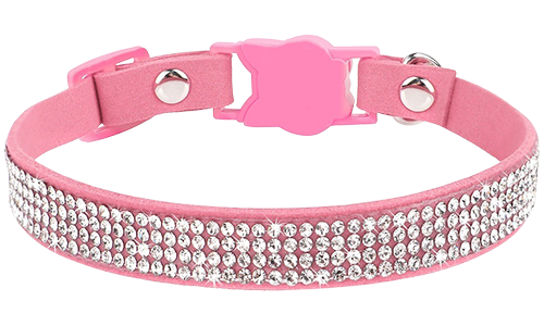 Luxury Breakaway Cat Collar with Crystals Luxury Breakaway Cat Collar with Crystals