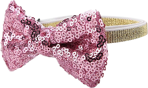 Glittrigt Partyhalsband med Fluga till Katter och små Hundar Glittrigt Partyhalsband med Fluga till Katter och små Hundar