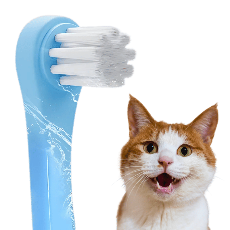 Gentle Clean Tandborste för Katter med Mjuka Nylonborstar Gentle Clean Tandborste för Katter med Mjuka Nylonborstar