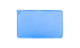 Vattentät Silikonmatta för Katter med Upphöjd Kant – Underlägg för Matskålar till Husdjur